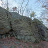 Pinnacle Rock left end.