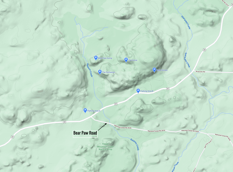 Bouldering in Hagar Mountain (North), Northern Highlands