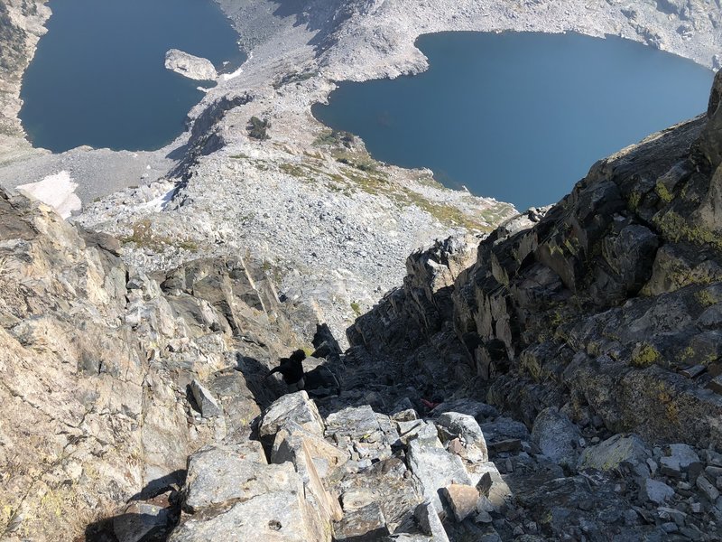 Rock Climb Rock Route, High Sierra