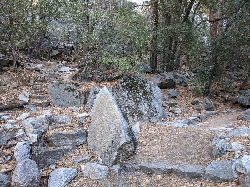 From the Valley Loop Trail, this takes you up to the base of Super Slide.