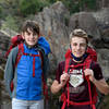 Man, they grow up fast! Wesley (11 years old) and Bryson (13 years old) on a Fall climbing outing in Pinnacles National Park.