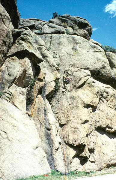 Richard Wright on Kemosabe - anyone want to pick up the belay, please.