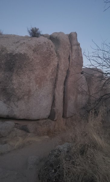Boulder on Coyote Canyon Trail