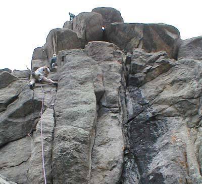 The "Yote" slides easily past the crux.