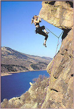 Pullin' the Nose (Roof Route) at Duncan's.