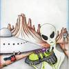 Five Ten ad featuring the UFO and art by Byron Shumpert