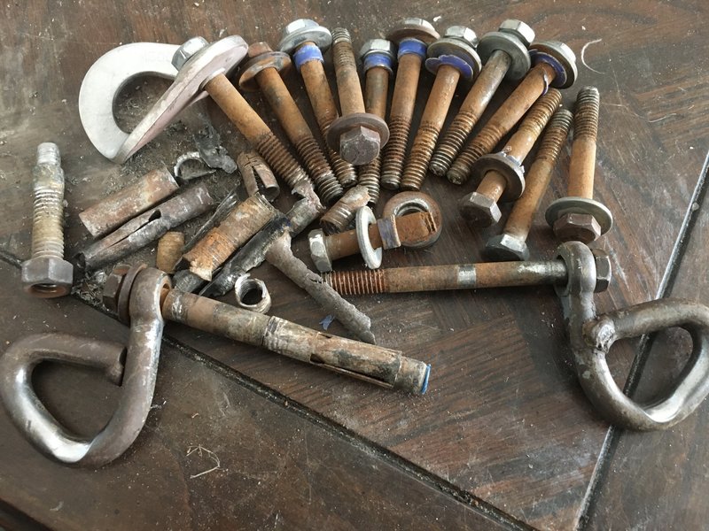 Bolts from Job Review.