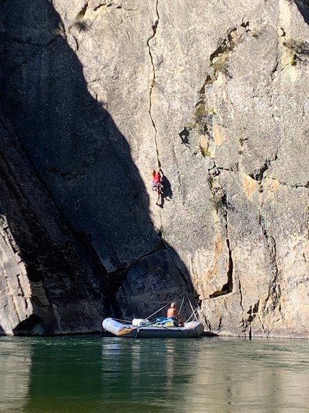 August on Cliffside Crack