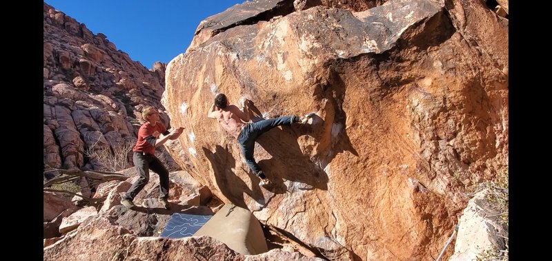 Bouldering in Stake Your Claim, Red Rocks