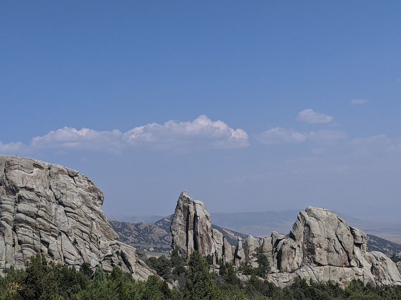 View of Skyline from the road.
