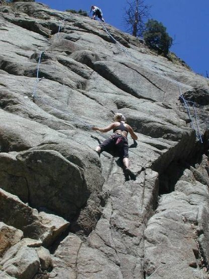 Katie Assmann cleaning Chouette at The Riviera.