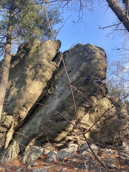 Bouldering in Wafer Rock, South Central PA