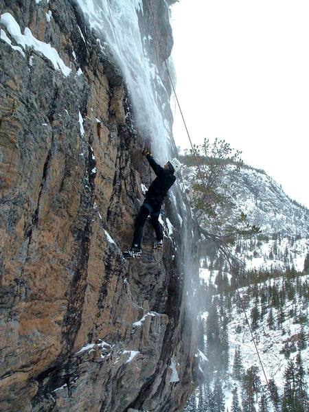 Having fun with a little shower halfway through the route. Photo: Dave