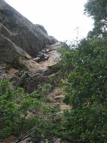 At the crux.