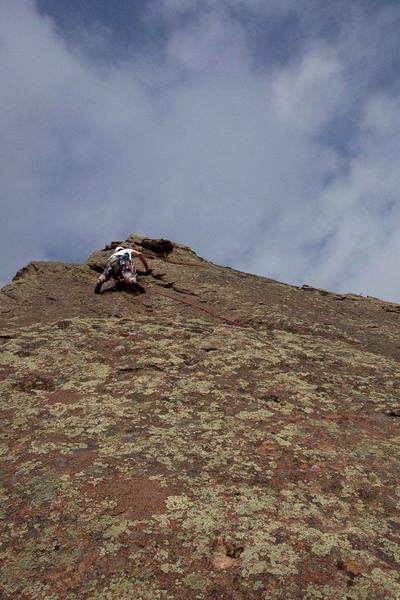 Near the south arete (perhaps a bit off route...).
