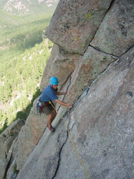 End of the traverse....