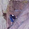 Mark Kelleher crunched up at the undercling.