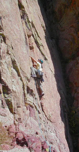Ron Olsen starting up the beautiful and sustained third pitch.