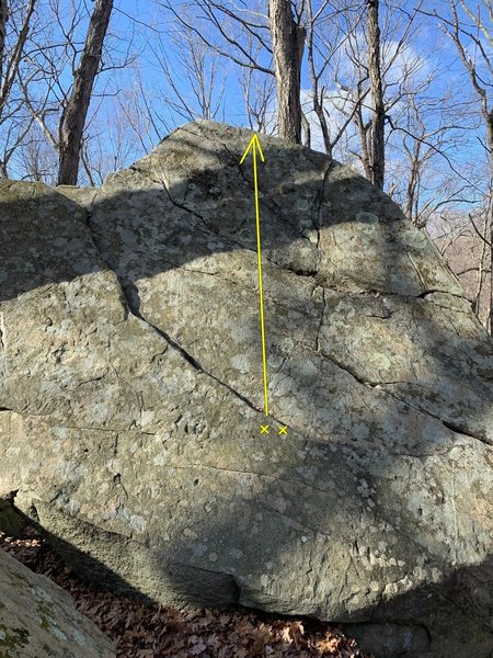 Downclimb Slab