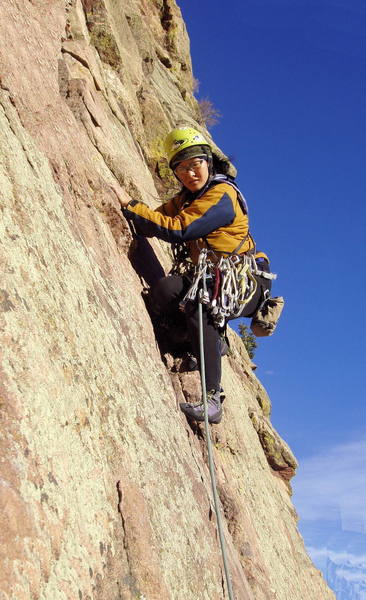 Yvonne D'Andrea leading the second pitch.