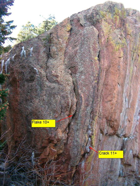 Rock Climb Flake, Flatirons