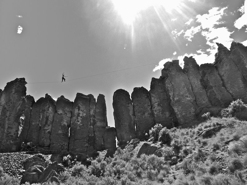 PRINT Rock Climbing in The Feathers, Frenchman Coulee, AKA Vantage