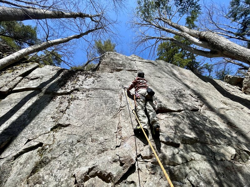Rock Climb 14. Flat Iron Left, Upper Peninsula