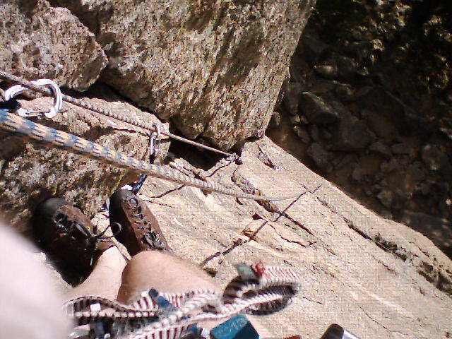 Looking down the dihedral.