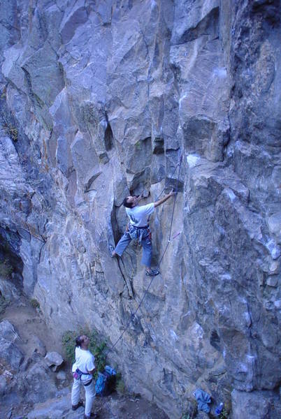 Photos by Sonya from New York.  Belayer, Kent Lindemer.<br>
