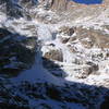 Better photo of ice conditions on west side of Black Lake, RMNP, Dec 4, 2004