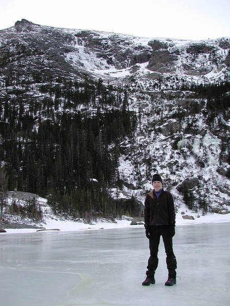 Scoping out the route from Mill's Lake.