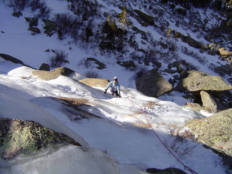 Dave seconding the first pitch above the WI4 curtain.