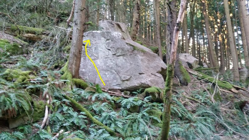 The FBI boulder. There's probably more than one line on this.
