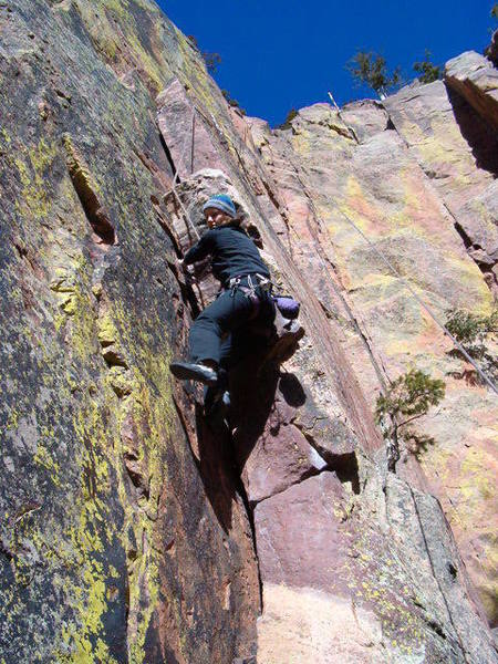 Pulling the first crux