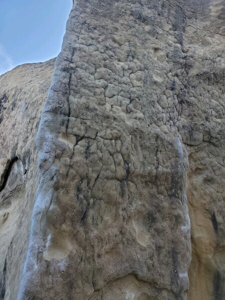 Levi sent me this photo to post. This is the saddest thing I have ever seen at Stoney. Kodas Corner is now maybe V1/0
