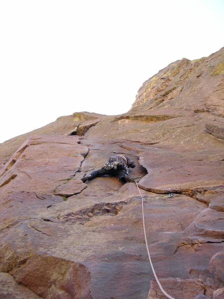 Jonny leading up pitch 1.