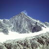 Mt Proteus from just above camp on one of the rare sunny days we had in 1995.