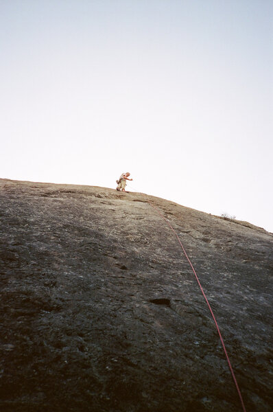 Drew Maas on lead of Shadow