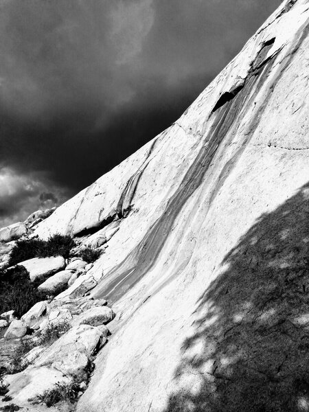 Storm clouds and the Dark Angel, Main Slab Lower