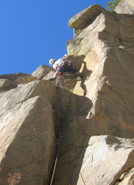 Bruno exiting the slot.