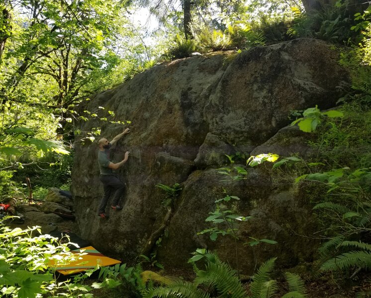 Climb Gumby Traverse, Willamette Valley
