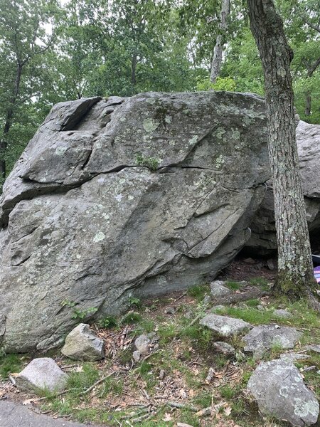 Climb Eric Rudolph's Hideout/ Unused Traverse, Lincoln Woods