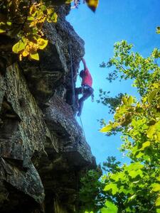Moving past the fifth bolt