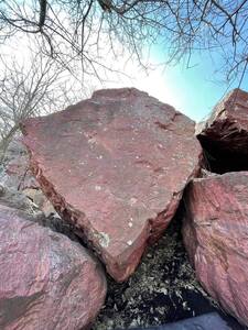 Pow Pow - Diamond Shaped Boulder - Pretty Easy to spot