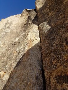 Looking up the right crack for the traditional start (as listed in Vernon's "Domelands").