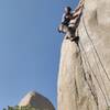 Rope-soloing Digits in the summer heat!