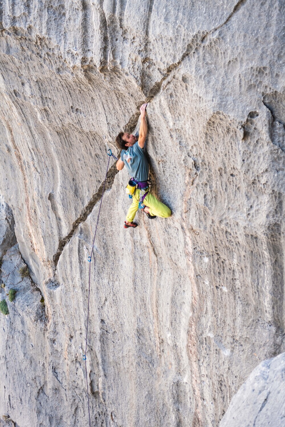 Remy Franklin climbing Vesper, photo by Emily Trombly (posted with ...