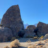 Bryson takes a lap on the Shark's Fin, in the Alabama Hills (December 2020)