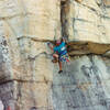 Was training for Yosemite; No Exit made the valley cracks feel easy.  Circa 1993 before Skytop was closed.