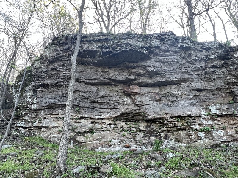Rock Climbing in Frontier Wall, Northwest Arkansas (NWA) Region